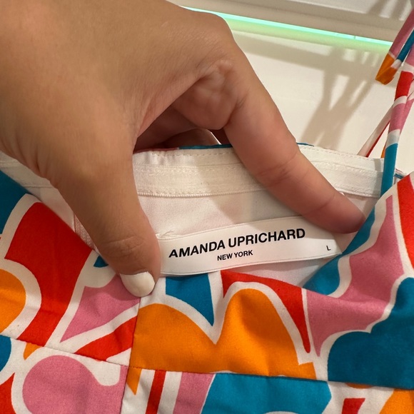 Amanda Uprichard Abstract Midi Dress - Picture 2 of 2